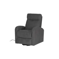 fauteuil de relaxation happy garden fauteuil électrique inclinable gaby gris