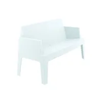 salon de jardin materiel ch pro canapé sofa modèle box en polypropylène - materiel chr pro