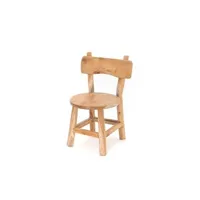 chaise amadeus chaise tulum en teck 70cm - - marron - bois