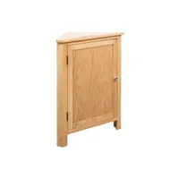 armoire de bureau vidaxl armoire d'angle 59 x 45 x 80 cm bois de chêne massif