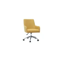 fauteuil de bureau miliboo fauteuil de bureau design effet velours moutarde shana