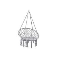 hamac extérieur giantex hamac suspendue fauteuil relax de jardin avec 1 place capacité 150kg en coton avec des franges romantiques pour balcon