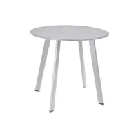 table d'appoint progarden table d'appoint 50x45 cm gris mat