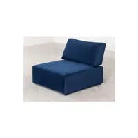 canapé droit sklum modules pour canapé en velours kata bleu cm