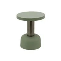 table basse aubry gaspard - table basse en métal kaki