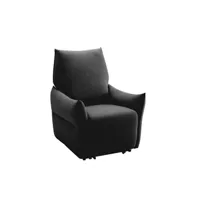 fauteuil de relaxation vente-unique.com fauteuil relax électrique en tissu anthracite modoc