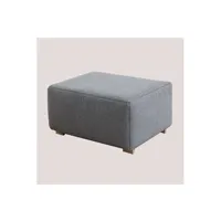 canapé droit sklum modules de canapé en tissu robert gris cm