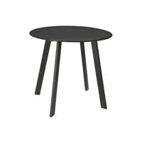 table d'appoint progarden table d'appoint 50x45 cm gris foncé mat