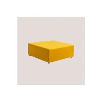 canapé droit sklum modules pour canapé en velours kata moutarde cm