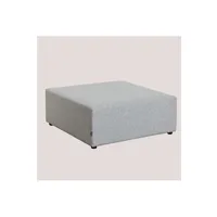 canapé droit sklum modules pour canapé en tissu kata gris cm
