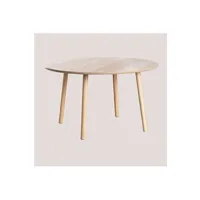 table d'appoint sklum table basse en bois docc bois naturel 45,5 cm