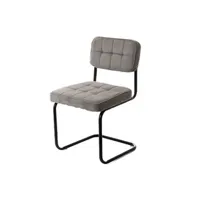 chaise amadeus chaise susana - - gris - tissu