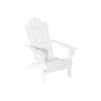 fauteuil de jardin outsunny fauteuil adirondack pliable de jardin grand confort dossier incliné assise profonde bois de sapin traité peint blanc