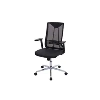 fauteuil de bureau mendler chaise de bureau hwc-j53 ergonomique similicuir noir