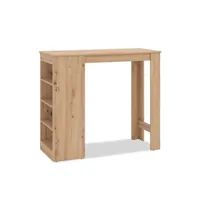 table en bois naturel 120x50 cm