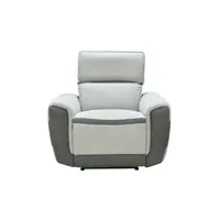 fauteuil de relaxation vente-unique.com fauteuil relax électrique en tissu gris clair orietto