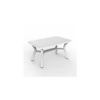 table de cuisine resol table tulipan 1400x900 - - blancpolypropylène 1400x900x740mm