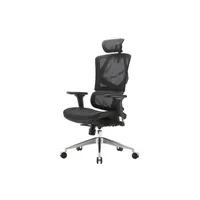 fauteuil de bureau mendler chaise de bureau hwc-j89 accoudoirs 3d mesh noir