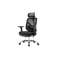 chaise de bureau hwc-j92 ergonomique noir