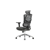 chaise de bureau sihoo ergonomique soutien lombaire rembourré noir