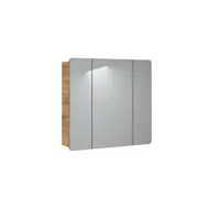 white 843 armoire miroir 3d / armoire miroir 3d 80cm cu-coc-834012 fsc mix crédit