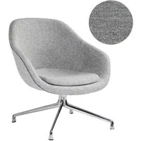 hay about a lounge chair low aal 81 - aluminium poli - remix 133 - gris