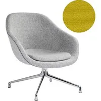 hay about a lounge chair low aal 81 - aluminium poli - hallingdal 457 - moutarde