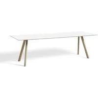 hay table de salle à manger copenhague cph30 - 200 x 90 cm - chêne savonné - off-white
