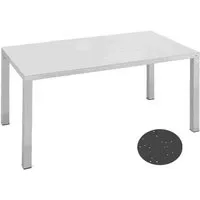 fast table easy  - 90 - gris métallique - 90 x 90 cm