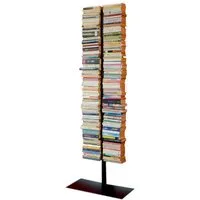 radius bibliothèque double booksbaum - noir - hauteur 170 cm