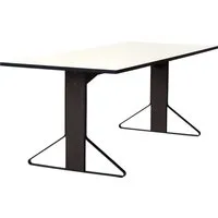 artek table salle à manger kaari petit modèle - hpl blanc, brillance intense - chêne noir - petit
