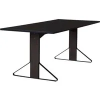 artek table salle à manger kaari petit modèle - hpl noir, brillance intense - chêne noir - grand
