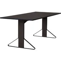 artek table salle à manger kaari petit modèle - linoléum noir - chêne noir - grand