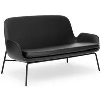 normann copenhagen canapé era avec structure en acier - acier noir/ tango cuir 41599