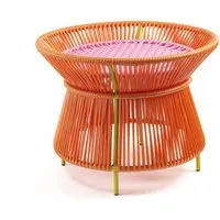 ames table corbeille caribe - orange/rose/curry