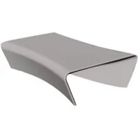 driade table d'appoint extérieure piaffe - gris clair