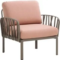nardi fauteuil komodo  - tortora - rosa quarzo