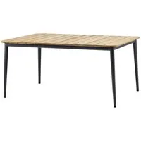 cane-line outdoor table de jardin core  - gris lave - 160 x 100 cm