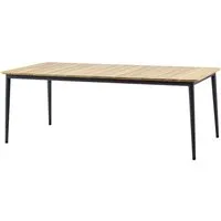 cane-line outdoor table de jardin core  - gris lave - 210 x 100 cm