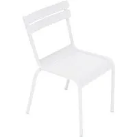 fermob chaise enfant luxembourg - 01 blanc coton