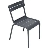 fermob chaise enfant luxembourg - 47 anthracite mat