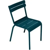 fermob chaise enfant luxembourg - 21 bleu acapulco