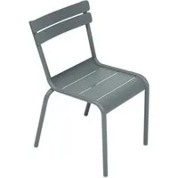 fermob chaise enfant luxembourg - 26 gris orage