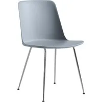 &tradition chaise hw 6 - chromé - light blue