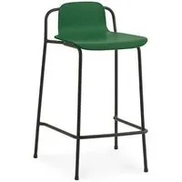normann copenhagen chaise de bar studio - vert - h 65 cm