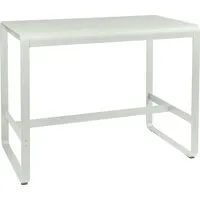 fermob table haute bellevie - a5 gris argile - 140 x 80 cm