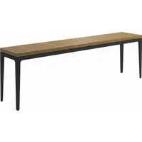 gloster table console grid grande - meteor - teck