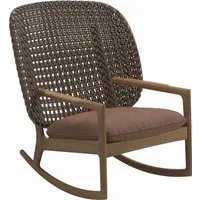 gloster fauteuil à bascule kay high back - tuck cider - osier brindle