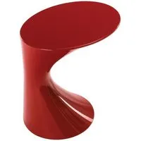zanotta table d'appoint tod - rouge