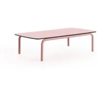 diabla table basse arp - pink - 120 x 60 cm